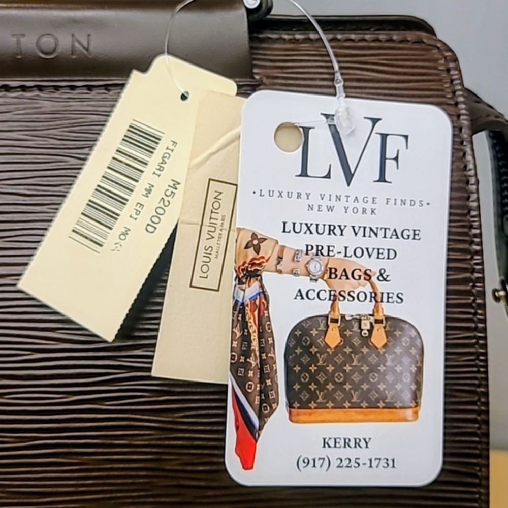 Louis Vuitton Vintage 2001 Figari MM EPI Bag       Moca/ Silver Hardware - Picture 8 of 8